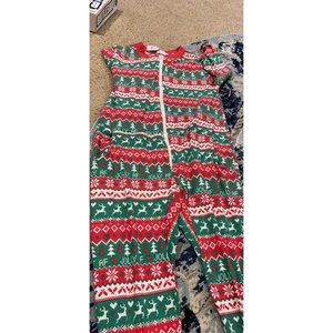 New ladies icing Christmas pajamas onesie size m/l Jolly AF adult